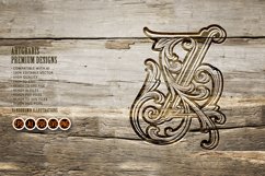 Letter Z monogram logo classic luxury flourish monochrome Product Image 4