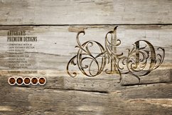 Antique sophistication old Lettering monogram logo Product Image 2
