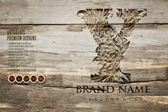 Luxury classic monogram letter y swirl flourish ornament Product Image 4