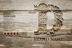 Timeless charm beauty D letter logo monochrome Product Image 3