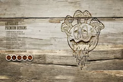 Fungal fantasia psychedelic emoji vibe silhouette Product Image 4
