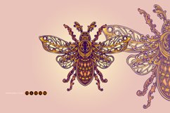 Luxury insect classic ornament svg Product Image 5