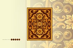 Vintage ornate border engraved floral decorated Product Image 2