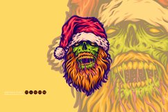 Zombie Santa with frightening appearance christmas nightmare Product Image 2