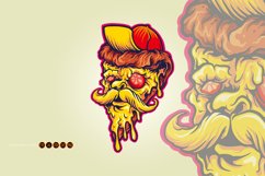 Delicious pizza slice zombie style Product Image 6