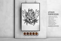 Groovy hilarious funky cannabis bud silhouette Product Image 5