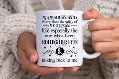As A Mom I Constantly Worry SVG, Sarcastic SVG Design Product Image 3