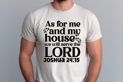 As for me and my house we will SVG, Scripture SVG Product Image 1
