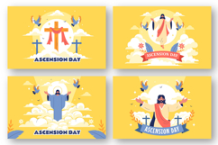 9 Christian Ascension Day Illustration Product Image 3