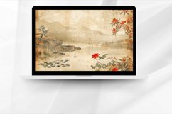 Asian Pond Digital Paper Bundle Product Image 5