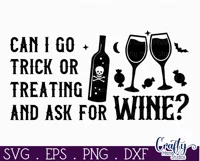 Adult Halloween Sign Funny Svg, Can I Go Trick Or Treating Product Image 2