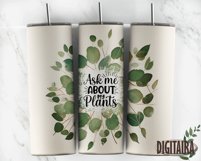 Plants Lover Quote Straight &amp; Tapered Skinny Tumbler Product Image 5