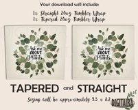 Plants Lover Quote Straight &amp; Tapered Skinny Tumbler Product Image 2