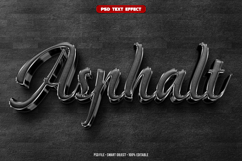 Asphalt 3D editable text effect Product Image 1