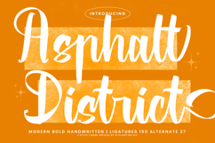 Asphalt District - Modern Bold Handwritten Product Image 1