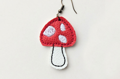 Mushroom Toadstool ITH Feltie Applique Embroidery