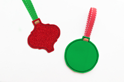 No-Fray Fabric Christmas Ornament ITH Applique Duo Product Image 1