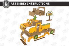 3D Easter Truck Laser Cut Bundle | Spring Home Decor Designs Product Image 6