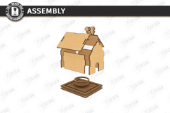 House Incense Cone Burner Laser Cut | Home Decor | House SVG Product Image 3