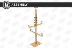 Wooden Weather Vane Laser Cut | Wind Vane | Home Decor | CNC Product Image 2