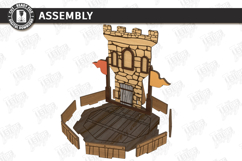 Dice Catapult Laser Cut | RPG Gaming Accessories | Castle Product Image 3