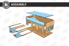 Toy Car Garage Parking Laser Cut | Kids Laser | Kids Room Product Image 2