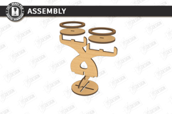Succulent Plant Stands Laser Cut Bundle | Flower Pot Holders Product Image 3