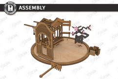 Mini Zen Garden Sand Tray Laser Cut | 3D Desktop Decor | CNC Product Image 3