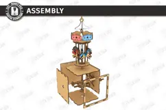 Kinetic Toy Laser Cut | Kids Laser | Gift Idea | Carousel Product Image 4