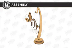 Wiggly Animal Laser Cut | Swinging Animal Figurine | Sheep Product Image 2
