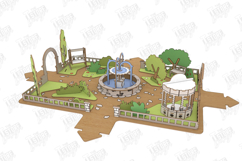 City Square Montessori Play Set Laser Bundle | Wooden Park Product Image 5