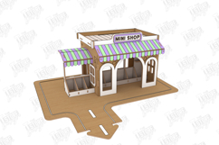 Coffee Shop Laser Cut | Dollhouse | Kids Laser |CNC Product Image 9