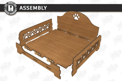 Cat Bed and House Laser Cut | Pet Furniture | Pet Bed Laser Product Image 3