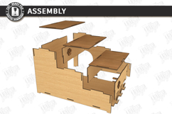Wooden Pet Stairs Laser Cut Bundle | Pet Accessories Laser Product Image 18