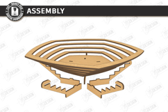 Layered Contour Bowl Laser Cut Bundle | 3D Fruit Basket SVG Product Image 12