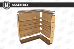 Miniature Bookshelves Laser Cut | Mini Bookcase SVG | CNC Product Image 2