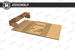 Couch Arm Tray Laser Cut | Sofa Armrest Tray Table | Home Product Image 3
