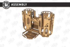 Dice Tower Laser Cut Bundle | Tabletop Gaming Castle | CNC Product Image 5