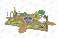 City Square Montessori Play Set Laser Bundle | Wooden Park Product Image 6