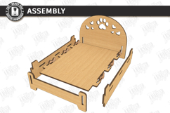 Cat Bed and House Laser Cut | Pet Furniture | Pet Bed Laser Product Image 3