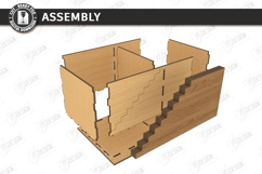 Desk Organizer Stand Laser Cut Bundle | Office Supplies Box Product Image 4