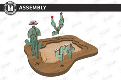 Mini Zen Garden Sand Tray Laser Cut Bundle | Desktop Decor Product Image 9