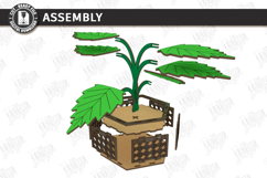 Wooden Plant Coasters Laser Cut Bundle | 3D Layered Monstera Product Image 24