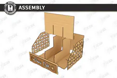 Pet Treat Organizer Laser Cut | Wooden Dog Cat Treat Station Product Image 3