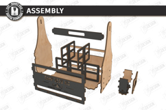 Wooden Beer Bottle Caddy Laser Cut Bundle | Father’s Day SVG Product Image 4