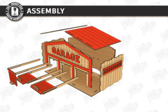Toy Car Garage Parking Laser Cut | Kids Laser | Kids Room Product Image 3