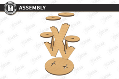 Succulent Plant Stands Laser Cut Bundle | Flower Pot Holders Product Image 5
