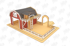 Kids Mini Farm Toy Laser Cut| Kids Laser Product Image 9