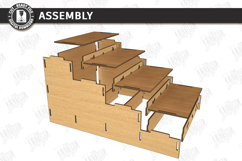 Wooden Pet Stairs Laser Cut Bundle | Pet Accessories Laser Product Image 20