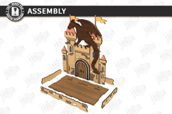 Dice Catapult Laser Cut Bundle | RPG Gaming Accessories SVG Product Image 2